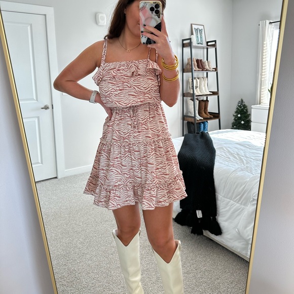 HYFVE Tiger Print Mini Dress - Picture 3 of 10